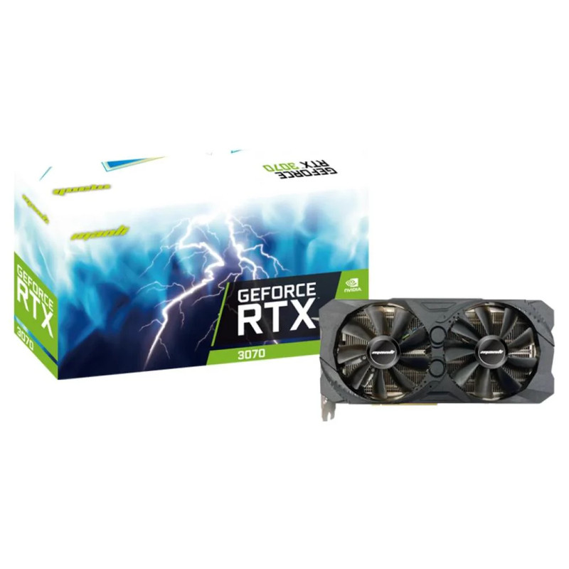Manli GeForce RTX 3070 8GB LHR GDDR6 Graphics Card - كرت الشاشة